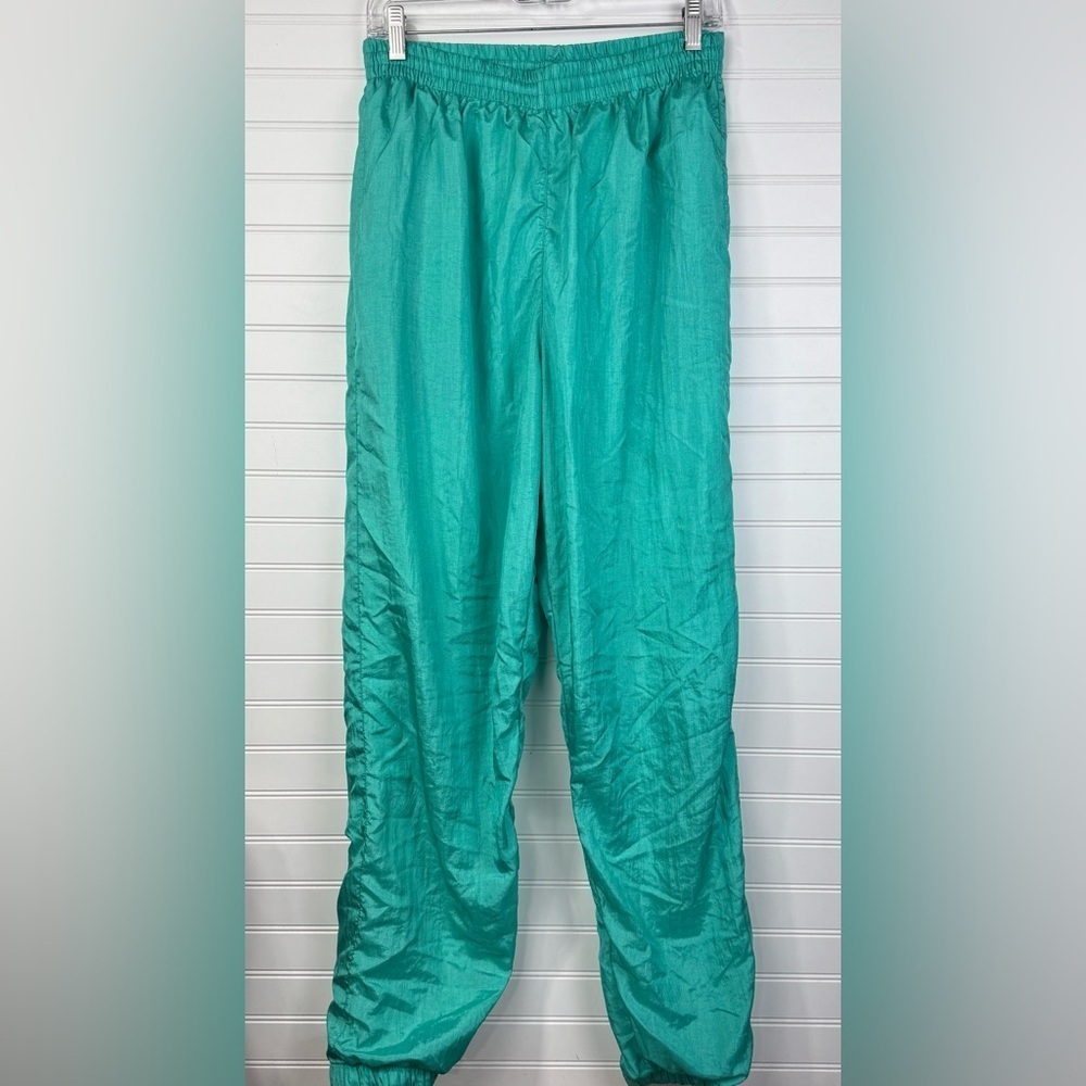 Women’s Teal Track Pants - Elastic Waist